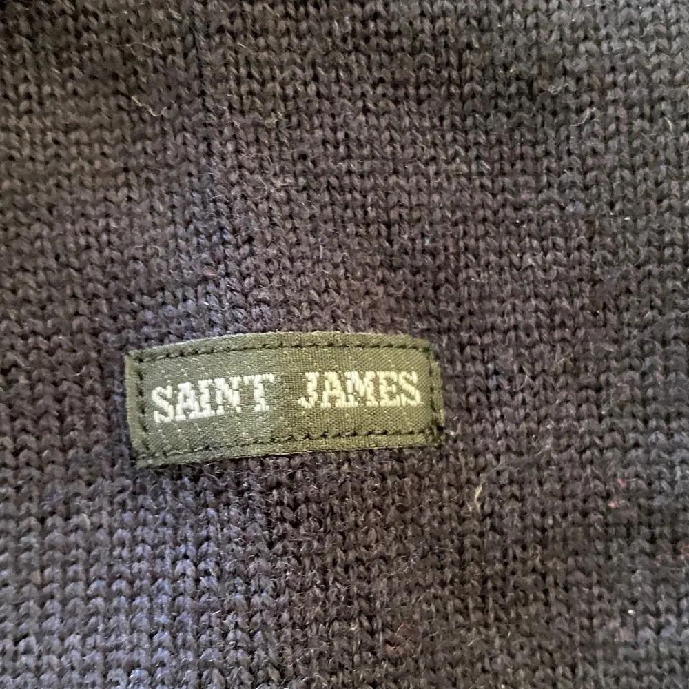 Saint James Dark Blue Zip-Up Cardigan Sweater for Men Size M - Picture 6 of 17